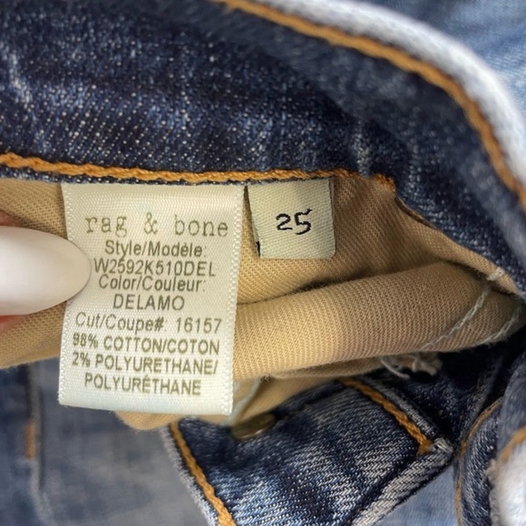 Rag & Bone The Dre Capri Distressed Jeans - Picture 8 of 13